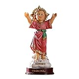 Erzengel Michael kämpfende böse Figur, heilige Figur Religiöse Dekoration Harz Statue - Geschenk, Angel Ornamente für das Haus (T)
