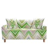 Elastischer Sofabezug L-förmiger modularer Ecksofabezug Batik-geometrischer, Rutschfester, fest gewickelter Sofabezug A3 3-S