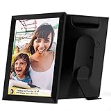 Kabxhueo Digital Picture Frame mit 16 GB Speicher, WiFi Digitaler Bilderrahmen 10,1 Zoll Elektronischer Bilderrahmen Full HD 16:9 IPS Display, Freigeben von Fotos und Videos, sofort per App