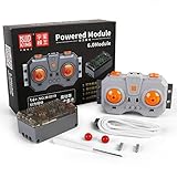 Mould King M0019 6.0 Powered Module Kit, Power Funktions Sets 6.0 mit Wiederaufladbare Fernbedienung und Batteriebox, 2.4 G 6 Kanal Hochgeschwindigkeits-Funk