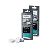 Siemens, Reinigungstabletten für Kaffeevollautomaten, TZ80001, 2 Packung