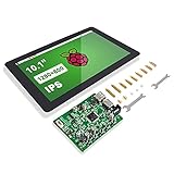 Sunfounder Raspberry Pi Touchscreen - 10,1 Zoll HDMI PI Monitor IPS LCD-Bildschirm 1280x800 für PI 400 4B 3B + 3B 2 Modell B Beagle Bone LattePanda Window