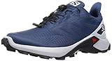 Salomon Herren Supercross Blast Trekking-& Wanderhalbschuhe, Mehrfarbig (Dark Denim Pearl Blue Ebony), 47 1/3 EU