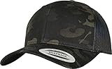 Flexfit Retro Trucker Multicam Kappe, Black, One S