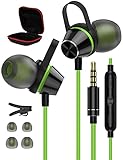 Kopfhörer Headset mit Kabel In Ear Ohrhörer mit Mikrofon Magnetisch Sportkopfhörer 3,5mm Lautstärkeregler Kopfhörer für Samsung A12 A72 S9 S8 S7 S10 A52 A71 OnePlus Nord N200 Pixel 5a 4a Poco M3