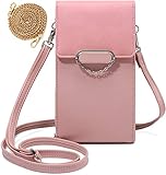 HAIWILL Damen Schultertasche, Handy Umhängetasche PU Leder Klein Tasche Frau Retro Geldbörse reisepass Handytasche mit Kartenfächer Verstellbar Abnehmbar Schultergurt für Handy unter 6.5 Z