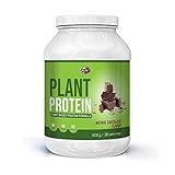 Pure Nutrition PLANT PROTEIN Pulver Eiweißpulver Blend Vegan 6 Pflanz Proteine Erbse Reis Kürbis Sonnenblume Hanf Carob 15 30 60 Portionen Natural Stevia No Soy Gluten Lactose D