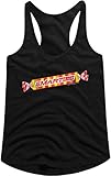 Smarties - - Damen Tricolor Logo Racerback Tank Top, Medium, Black