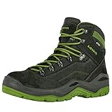 Lowa Renegade Work GTX Mid S3, Farbe:schwarz/grün, Schuhgröße:43 (UK 8.5)