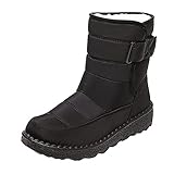 Damen Plüsch Baumwollschuhe Damenmode Solide Wasserdicht Winter Warm Kurze Schneestiefel S