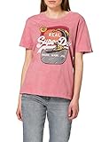 Superdry Womens VL ITAGO Tee T-Shirt, Dusty Rose, M