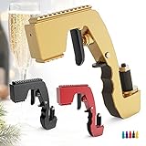 Bierpistole Champagner Gun Spritzpistole Alkohol Geschenk Party Zubehör (Gold)