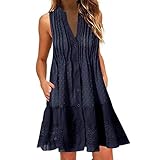 B-commerce, Damen-Sommerkleid, V-Ausschnitt, ärmellos Gr. XL, b