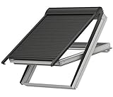 Velux Sparpaket'SunProtectSolar' - Dachfenster+Eindeckrahmen+Solar Rollladen (78 x 118 MK06, EDZ 0000 - für Ziegel bis 4,5cm)