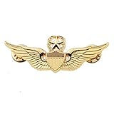 Klassische Männer Broschen Vintage Wwii Usaf Flügel   Befehl Pilot Metallflügel Metall Abzeichen Pin Armee Fans Nostalgische Souvenirs, als Show