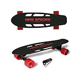 Elektrisches Skateboard mit kabelloser Fernbedienung, 200 W, maximale Geschwindigkeit 25 km/h, maximale Ausdauer 15 km, maximale Belastung 118 kg (Erwachsene, Jugendliche)