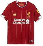 New Balance Offizielles Heimtrikot Liverpool FC, für Kinder, Saison 2019/20, Junior-Kurzarmshirt, Rot, 146