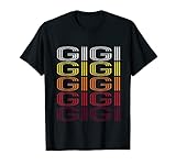 Gigi Retro Wordmark Pattern - Vintage Style T