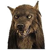 Gruselige Halloween Maske Werwolf Kostüm Party Maske Halloween Tier Kopfbedeckung Kostüm Wolf Maske Cosplay Gesichtsmaske Mask