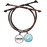 DIYthinker Canberra, die Hauptstadt der Australien Armband, Kordel, Handkette, Lederarmband, k