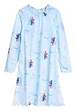 Disney Die Eiskönigin 2 Nachthemd Mädchen, Anna und ELSA Kleid Sommer, Langarm Kleid Schlafanzug Mädchen 3-12 Jahre, Geschenke für Mädchen (5-6 Jahre)