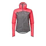 M&O OMM Halo+ Jacke mit Taschen Damen grau/pink Größe M 2021 Laufjack