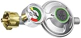 Enders® GASDRUCKREGLER mit Manometer und integrierter Schlauchbruchsicherung EFV 50 mbar, 1,5 kg/h, Anschluss G 1/4' LH, 1106