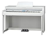 Classic Cantabile DP-A 610 Digital-Piano (88 Tasten mit Hammermechanik, 3-fach Sensorik, 1200 Voices, 230 Styles, Bluetooth, 38 Effekte, Dämpfersimulation, 3 Pedale) Weiß
