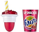 Markwins Lip Smacker Coca Cola Fanta - Blisterverpackung im Becher Lip Balm mit originalem Fanta Strawberry Geschmack