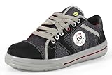ELTEN Sensation Low ESD S2 Herren Sicherheitsschuhe, Arbeitsschuhe, Sicherheitshalbschuh, Zertifiziert nach EN ISO 20345 : S2, Stahlkappe (Schwarz), EU 47