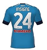 SSCN6|#SSC Napoli Maglia Trikot Gara Home 2020/21 Insigne, Hellblau-Blau, S