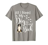Dog Lover T-Shirt Lesen Book Lover Berner Sennenhund MT