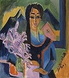 Mädchen Portrait Ernst Ludwig Kirchner DIY Ölgemälde Kits Malen nach Zahlen Leinwand Dekoration Geschenk
