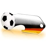 Code24 Einkaufswagenlöser Fußball, Schlüsselanhänger mit Einkaufschip & Schlüsselfinder, inkl. Registriercode für Schlüsselfundservice, Einkaufswagenchip