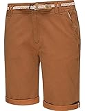 Ragwear Damen Kurze Hose Bermuda Chino Shorts Sommerhose Ramira Cinnamon21 Gr. 27