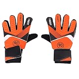 LYJL (orange S Kinder Kinder Torhüterhandschuh rutschfeste Latex Fußballfing