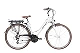 F.lli Schiano Women's E-Ride E-Bike, Weiss, 48