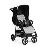 Hauck Buggy Rapid 4 / Belastbar bis 25 kg / Schnell Faltbar / Kompakt / Höhenverstellbar / Liegeposition ab Geburt / Großer Einkaufskorb / Schwarz G