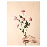 JIEZ Künstliche Gänseblümchen-Blumen, kleine frische Blumensträuße, künstliche Blumen, Wohnzimmer-Blumenarrangements, Indoor-Tischdekoration Künstliche Pflanze (Farbe : G+vase)