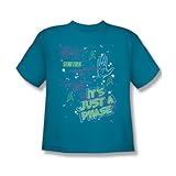 Star Trek - St / Just A Phase Youth T-Shirt in Türkis, Small (6-8), T