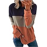 NP Block Langarm Lose Casual Herbst Winter H