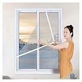 GGYMEI Fensterisolierungsset, Schwerlast- Fensterplane Windschutzscheibe Hochtransparente Plastikfolie Bücherregal- Staubvorhang Zum Diverse Türen Und Fenster (Farbe : Klar, Größe : 1.6x1.6m)
