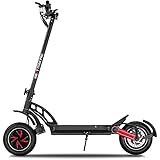 J&Z Leistungsstarker Elektrischer Roller 1600W Dual Motor 10 '' Pneumatische Reifen 40 Meilen 32Mph Falten Elektroroller Erw