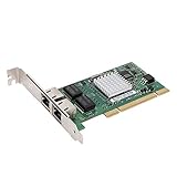 SU-LRI82546 Gigabit PCI Express-Netzwerkadapter 10/100 / 1000Mbps PCI Netzwerkkarte für Intel 82546 Chip 8492MT Gigabit LAN-Karte mit Zwei Anschlüssen für XP / win7 / win8 / win8.1 / win10