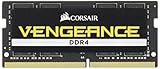 Corsair Vengeance SODIMM 16GB (1x16GB) DDR4 2666MHz CL18 Speicher für Laptop/Notebooks (Unterstützung für Intel Core™ i5 und i7 Prozessoren der 6. Generation) Schw