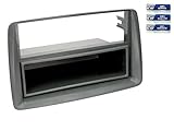 NIQ 2-DIN Radioblende für FIAT Panda Bj. 2003-2012 *grau*