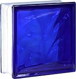 Fuchs Design 5 Stück Glassteine Wolke Blau glänzend 19x19x8