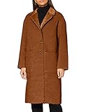 Scotch & Soda Maison Womens Lange wendbare Teddy-Jacke Jacket, Camel 0619, S