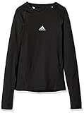 adidas Jungen Ask LS Tee Y Long Sleeved T-Shirt, Black, 164