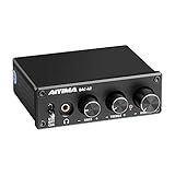 AIYIMA DAC-A2 DC5V Mini-HiFi Leistung-Audio-Decoder PC-USB-DAC-Kopfhörerverstärker AMP 24-Bit-192-kHz-Eingang USB/Koaxial- / Optischer Decoder-Ausgang Cinch(Keine Stromversorgung)